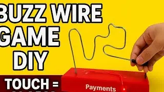&ldquo;Electric Buzz Wire Game | Perfect Hand Control Challenge | Full Making Video&rdquo; #trending #diyproject