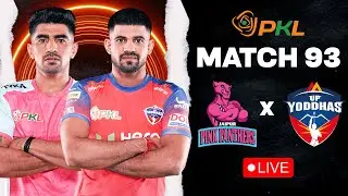 PKL 12 LIVE | Match 93 | Jaipur Pink Panthers vs UP Yoddhas | Pro Kabaddi League 12 Watchalong