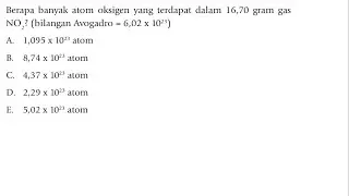 Latihan 5 - Stoikiometri Konsep Mol