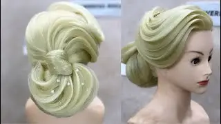 Creative bun hairstyle tutorial step by step #jazzsarahairacademy