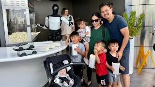 Tesla Diner For The Twins | Minnie's VLOG 2596