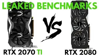 RTX 2070 TI vs RTX 2080 (LEAKED!) | RTX 2070 TI Benchmarks | H-Tech