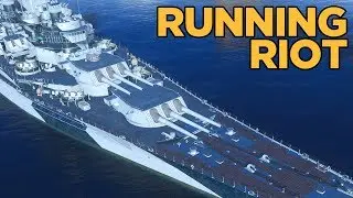 Massachusetts Running Riot - World of Warships