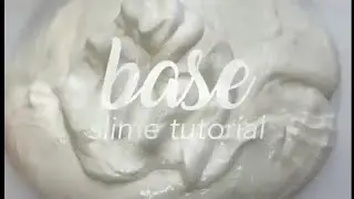 Как сделать базовый слайм?/How did base slime?/Перевёденный рецепт с инстаграмма