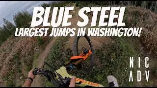 Working our way through the biggest jumps in Washington! Blue Steel | Galbraith Bellingham Fall 2024