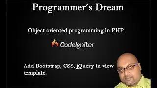 Front-End Setup: CSS, JS, Includes (jQuery & Bootstrap) - Codeigniter tutorial 4