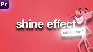 How to Add a Shine Effect to Text in Premiere Pro (EASY Glow)