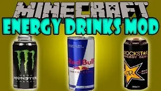 ENERGY DRINKS MOD - Red Bull, Monster Energy y mas! - Minecraft mod 1.7.10 review ESPA&Ntilde;OL