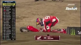 Jason Anderson takes down Ken Roczen Anaheim 2 450 Main