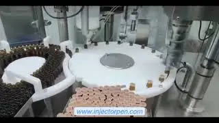 146 Rubber Stopper in Laboratory Powder filling glass vials
