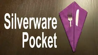 Napkin Silverware Pocket Tutorial - Double Pocket