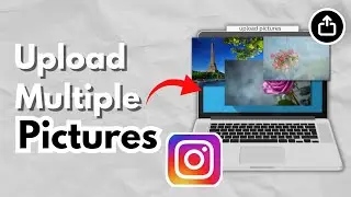 how to upload multiple photos on instagram pc | how to upload multiple photos on one post
