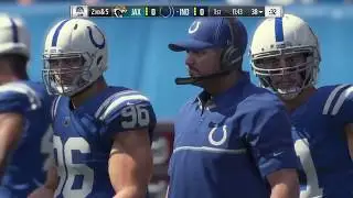 Madden 18 - Jacksonville Jaguar  vs  Indianapolis Colts  - Full Game Simulation Nation