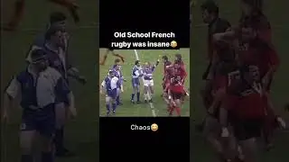 Old school French Rugby  #chaos #frenchrugby #rugby #sports #rugbyhits #greatmatessports #bighits #R