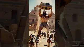 Ancient Egypt Pyramids Construction by Giants - AI Dreams