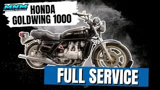 Honda Goldwing 1000 -VINTAGE BIKE RESTORE - Full Service - Oil Filter Change