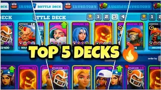 TOP 5 DECKS YOU MUST TRY IN FRAG PRO SHOOTER 