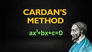 Cubic Equation - Solution trick | Cardan's method