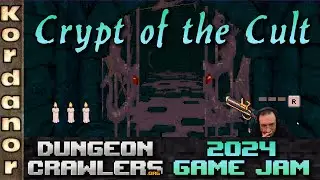 Crypt of the Cult - Playing Dungeoncrawler GameJam 2024 Submissions