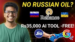 35,000 Worth of Google Gemini Free! for Jio&rsquo;s User's | Reliance Stops Russian Oil?
