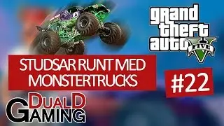 GTA V PC #22 - Studsar Runt Med Monstertrucks