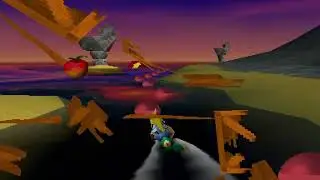 [PS1 4K] Crash Bandicoot: Warped - Secret Stage - Hot Coco