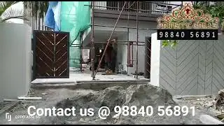 Automatic Gate chennai, Automatic  Sliding Gate- Artisitc Grills call us @ 98840 56891