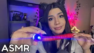 ASMR roleplay /  EXAMEN DE LA VISTA muy RANDOM Y RELAJANTE / Chequeo de OJOS