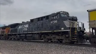 BNSF #9078 Lead&rsquo;s The Loaded Coal Train Through Commerce City, CO With NS Unit 1/2/2026.