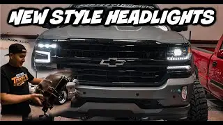 2020 STYLE HEADLIGHTS ON 2016 SILVERADO Z71 ( Headlight Revolution)