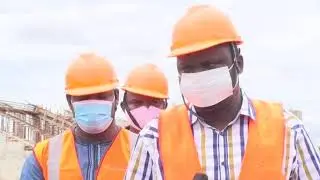 Banikoara : constat de l'évolution des chantiers de construction du stade omnisports