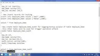 PL/SQL Triggers - CREATE TRIGGER (Transact-SQL) - Triggers SQL Server