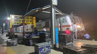 Indian Railways announcement three language Badnera Jn - 22664 Jodhpur Chennai Egmore SF Express