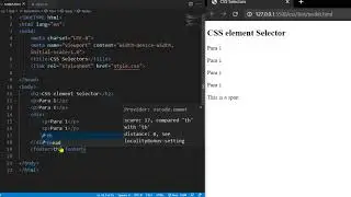 CSS Element Selector explained #3 CSS