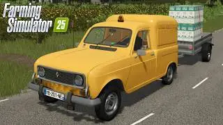 FS25 - Renault 4L - NEW CAR MOD for Farming Simulator 2025 ROLEPLAY | FS25 GAMEPLAY