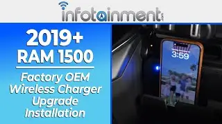 2019+ RAM 1500 - Factory OEM Wireless Charger Upgrade Installation Guide - Infotainment.com
