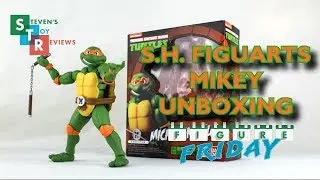 S.H. Figuarts Michelangelo Unboxing Teenage Mutant Ninja Turtles