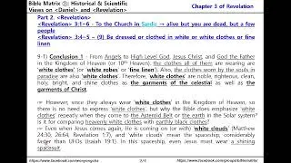 Bible Matrix ⑦_219_REV 3:4~5 &ndash; (9) Be dressed or clothed in white or white clothes or fine linen