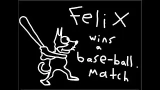 Felix wins a baseball match [2K 9.5MM scan]