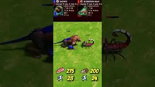 Taowu vs Scorpion Man (Age of Mythology: Retold) #Shorts