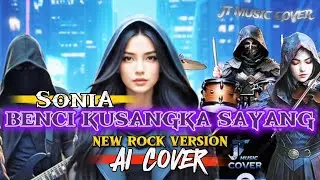 BENCI KUSANGKA SAYANG - SONIA [ SLOW ROCK ] (Lirik Lagu) 