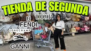 AQUÍ SE FUE MI SUELDO 😜 FENDI, DIOR, LONGCHAMP, GANNI y MÁS TESOROS en TIENDA DE SEGUNDA MANO 😍