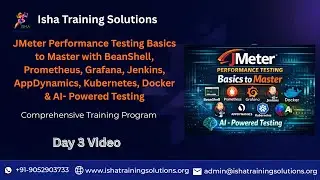 JMeter Performance Testing Basics to Master Day3 on 13th Jan.Contact us on +91-9052903733 to enroll