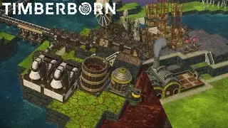 Начинаем производство железа и взрывчатых веществ! | Timberborn | Часть 4