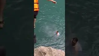 Swaik Lake Cliff Diving Fail #Shorts