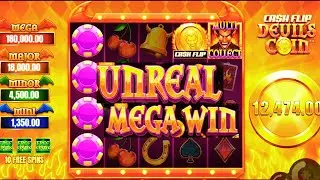 BIG WIN ON CASH FLIP DEVIL'S COINS SLOT!