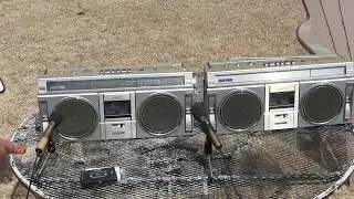 Panasonic RX-5005A record on cassette in stereo play radio