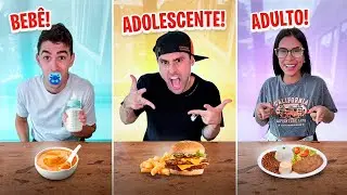 COMIDA DE TODAS IDADES!! ( DESAFIO DE COMIDA )