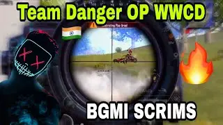 🇮🇳Team danger op chicken dinner in bgmi scrims🔥hydra danger op hydra esports