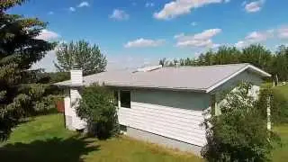 Real Estate Aerial Video of 80 Acre Lake View Property Near Lake Isle Alberta